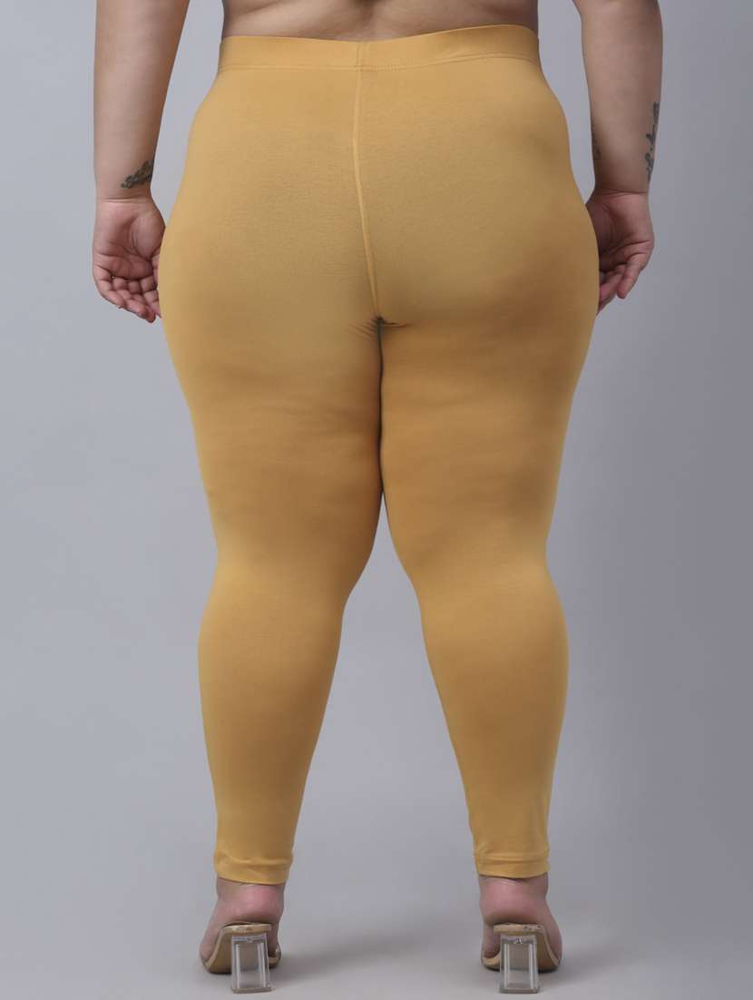 women mid rise solid legging - 20300842 -  Standard Image - 2