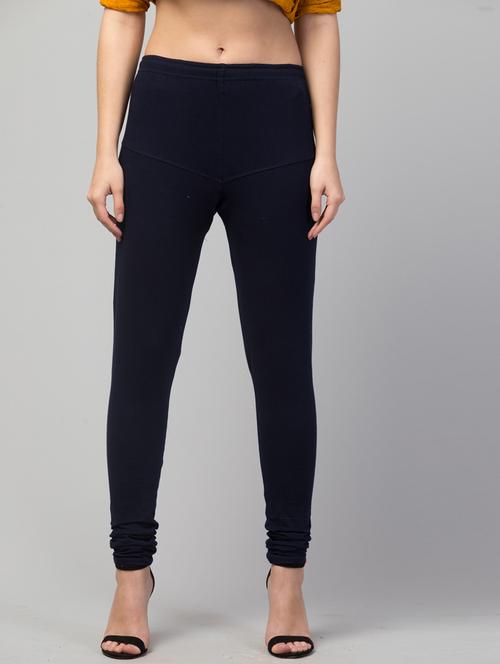 women mid rise solid legging - 20300850 -  Standard Image - 0