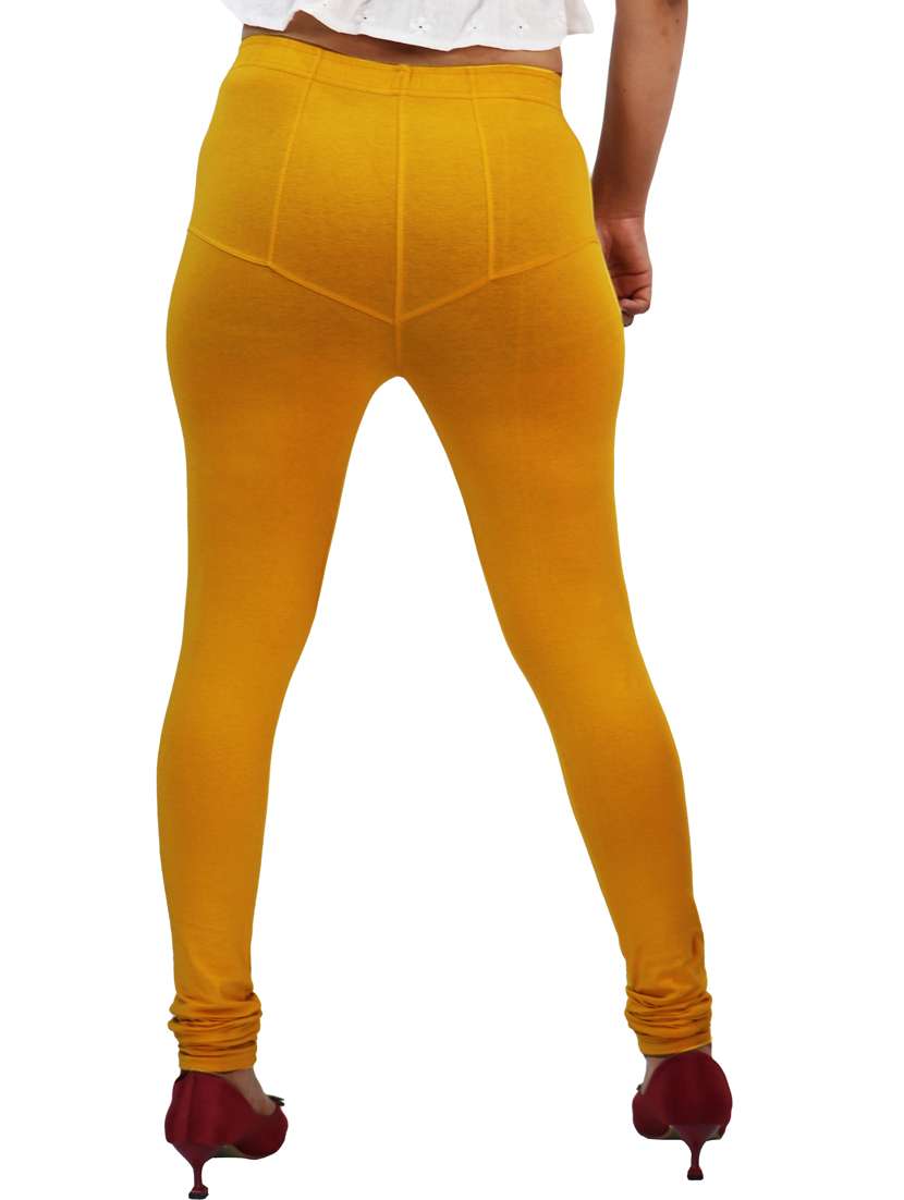 women mid rise solid legging - 20300856 - Standard Image - 2