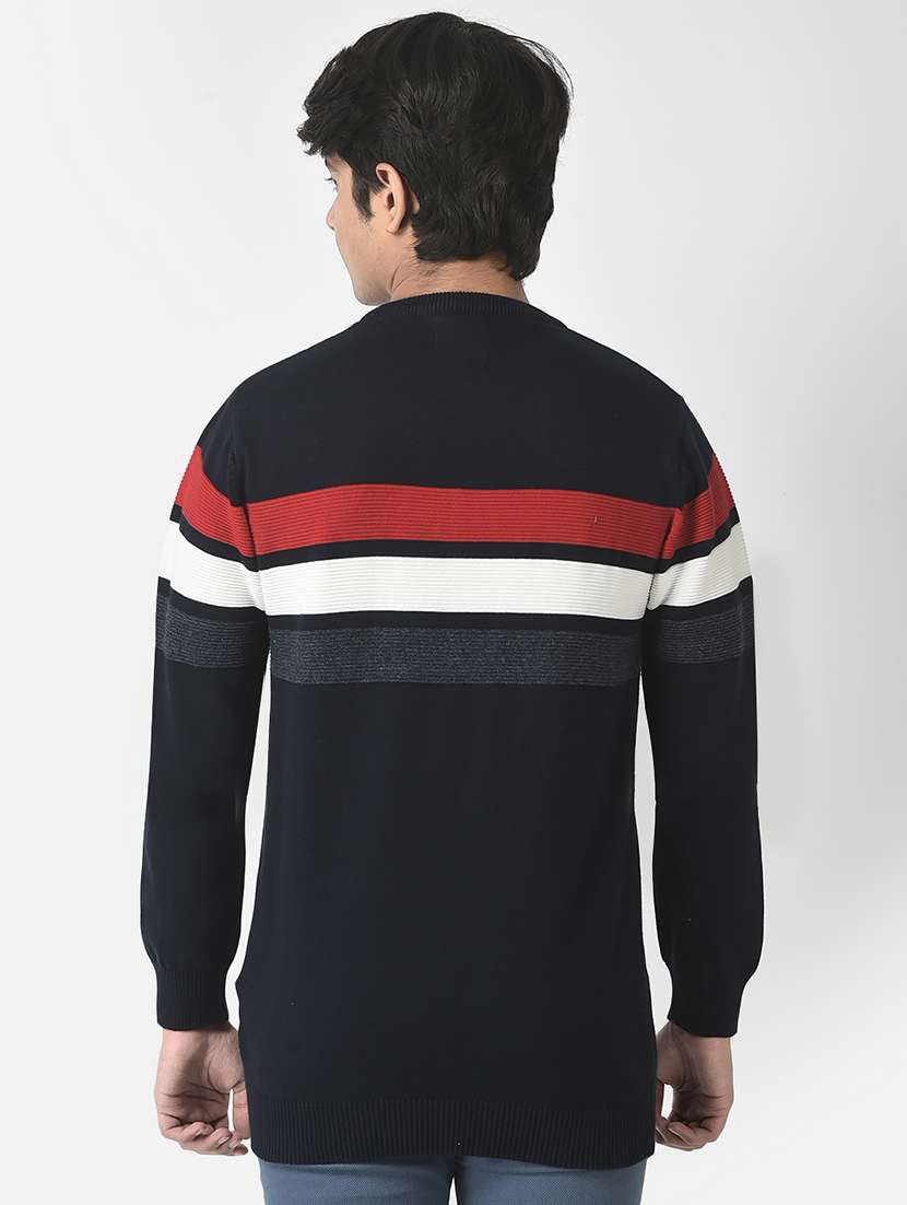 boys round neck color block sweater - 20301286 - Standard Image - 2