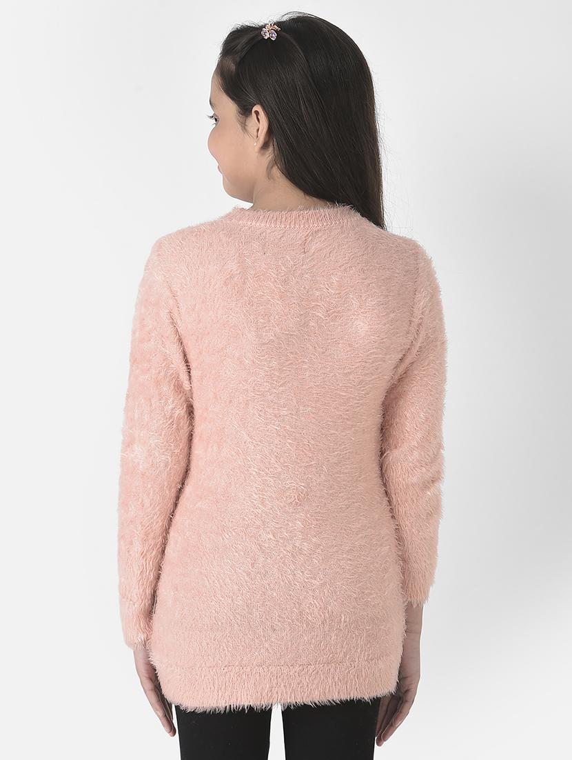 girls typography embellished pullover - 20301420 - Standard Image - 2