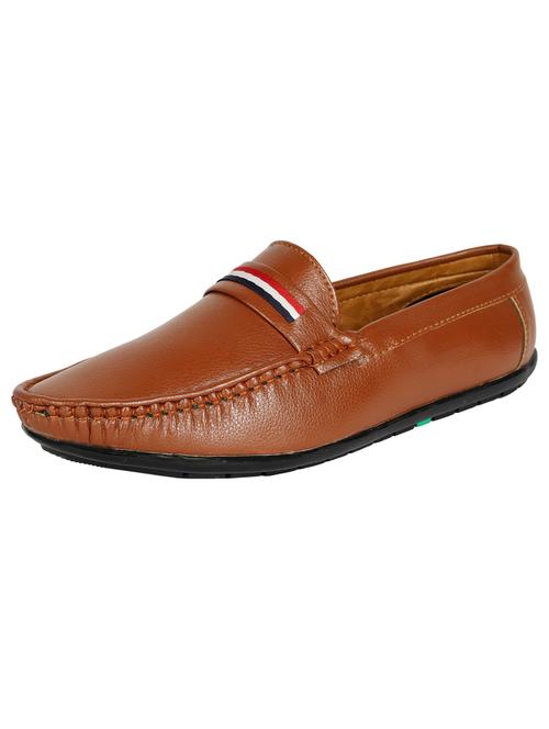 men tan slip on loafer - 20302070 -  Standard Image - 0