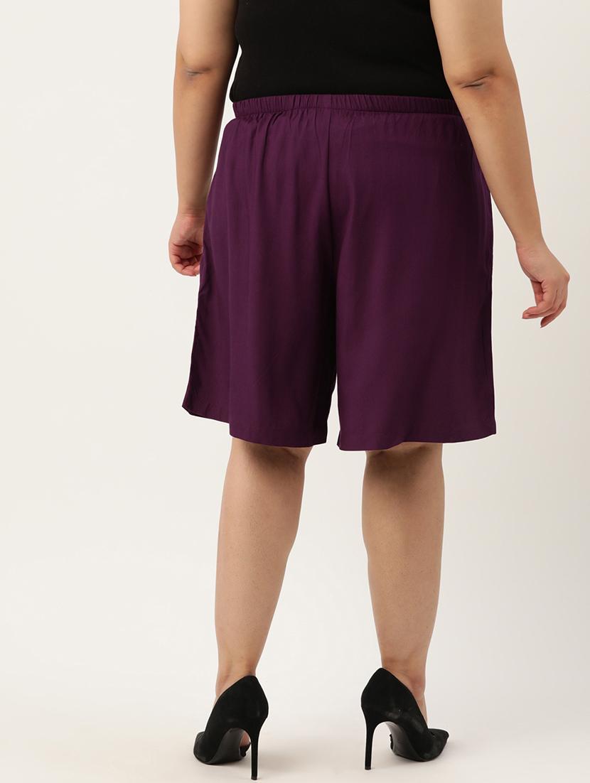 purple rayon regular short - 20302777 - Standard Image - 2