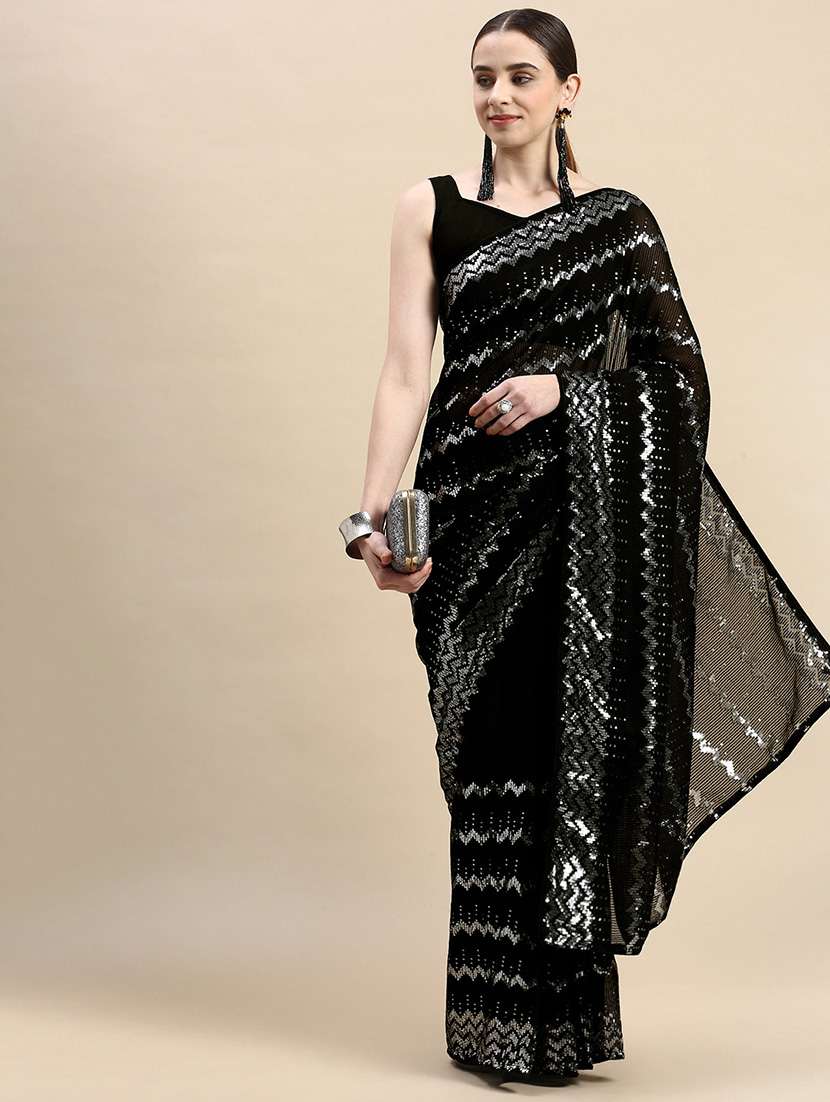 women's embellished saree with blouse