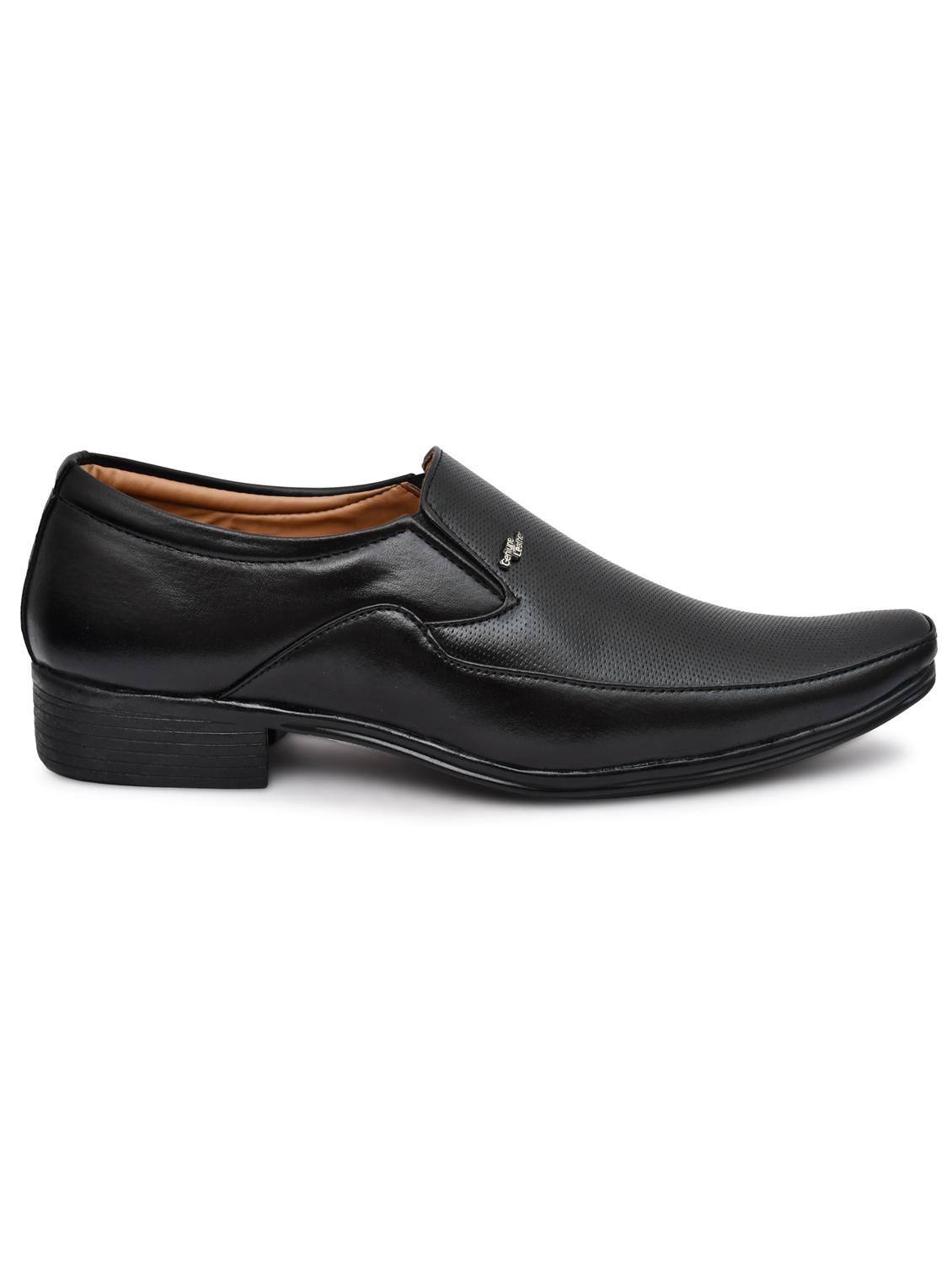 black slip on formal shoes - 20303240 - Standard Image - 2