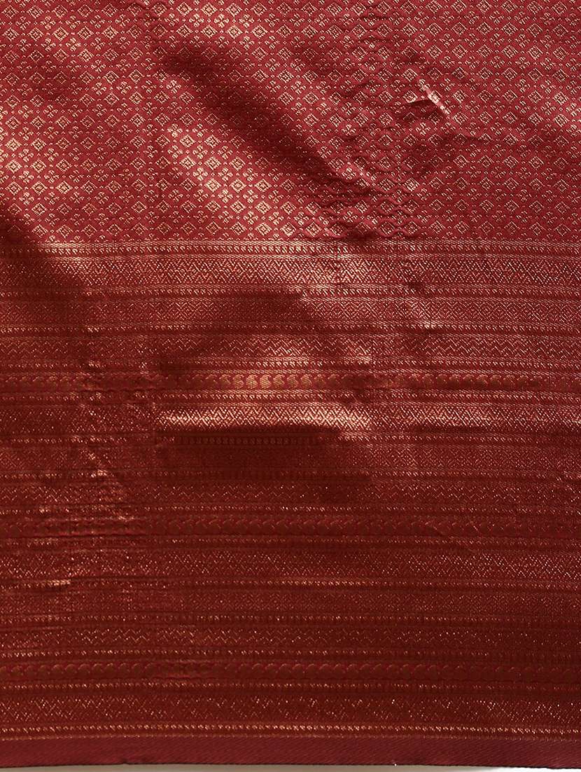women's self design maroon colored saree with blouse - 20305505 -  Standard Image - 2