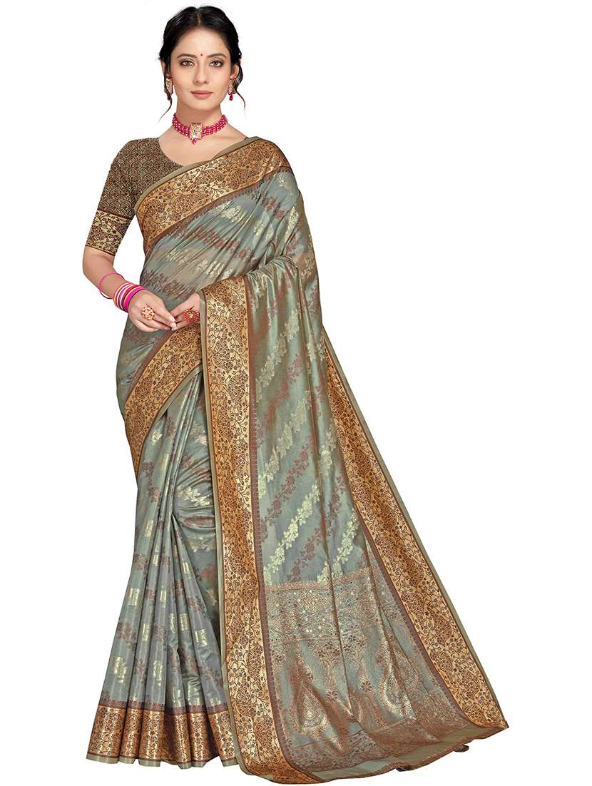 women's banarasi saree with blouse