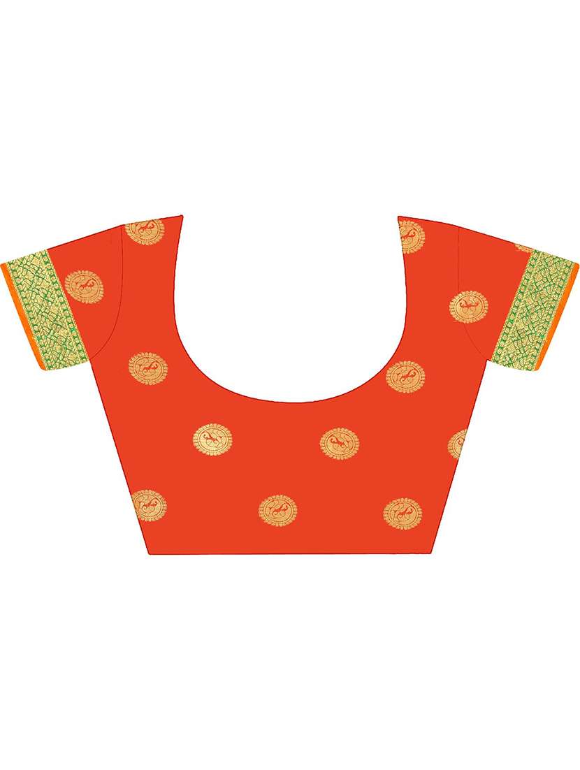 women's self design mustard colored saree with blouse - 20305915 - Standard Image - 2