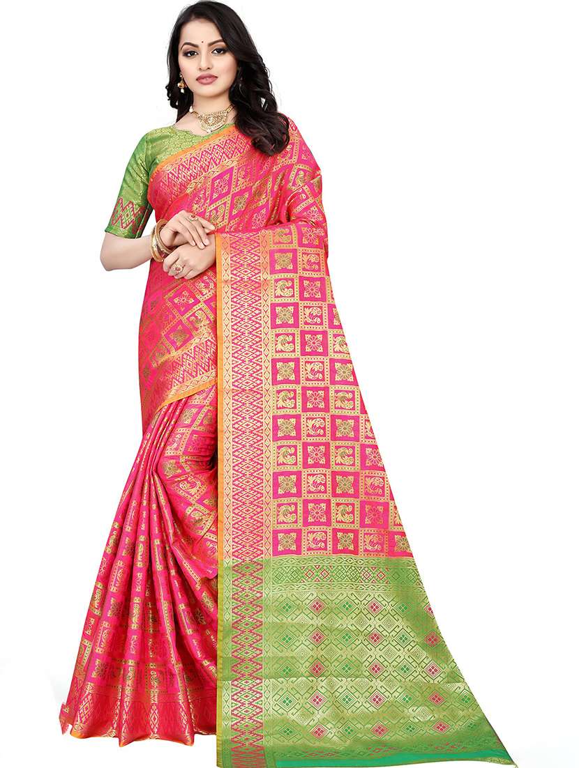 women's banarasi saree with blouse