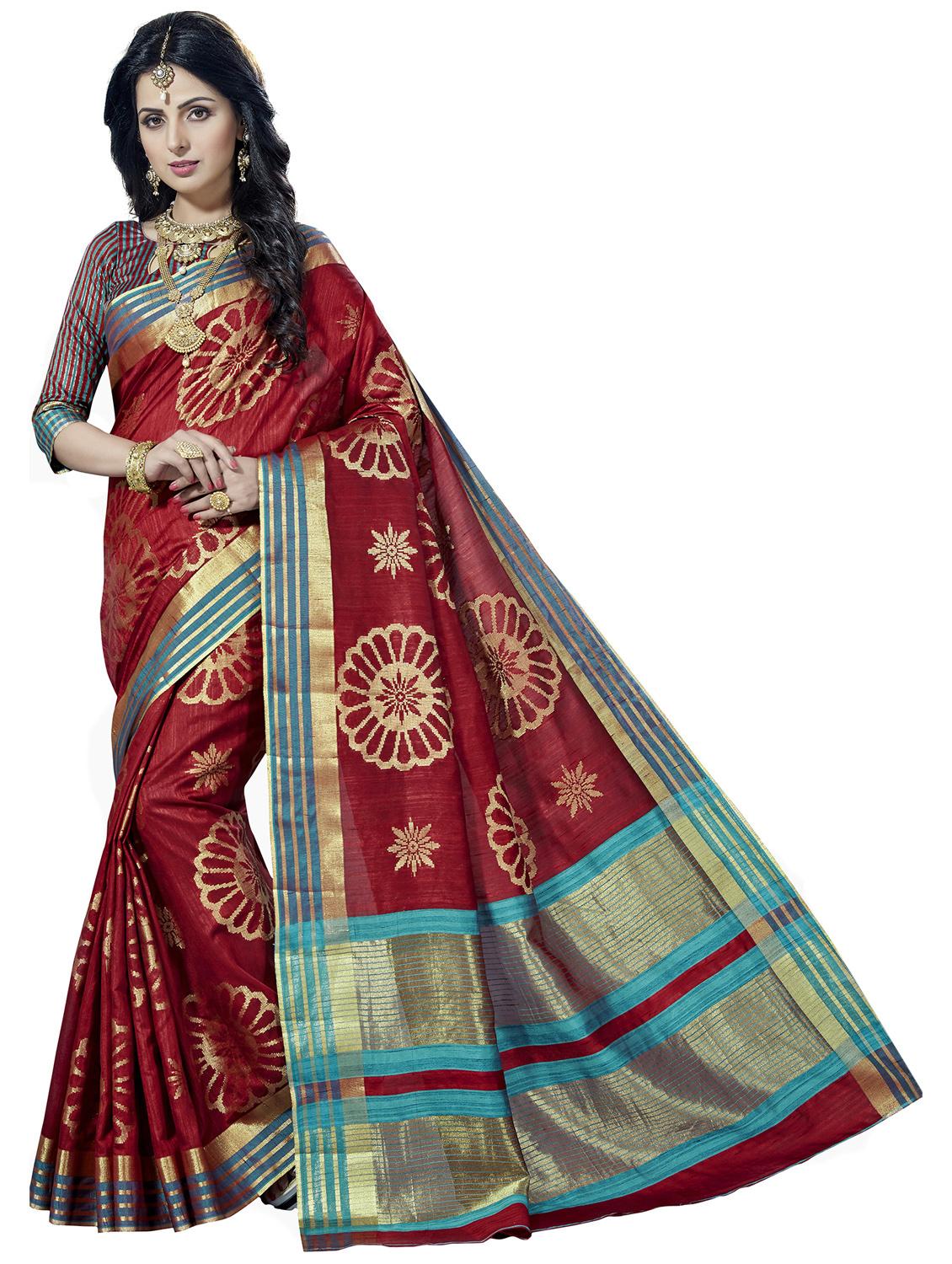 women's banarasi saree with blouse - 20306051 -  Zoom Image - 0