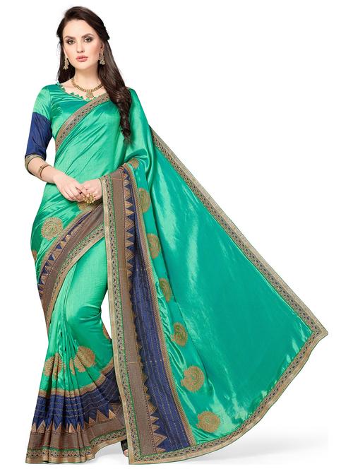 women's embroidered saree with blouse - 20306110 -  Standard Image - 0