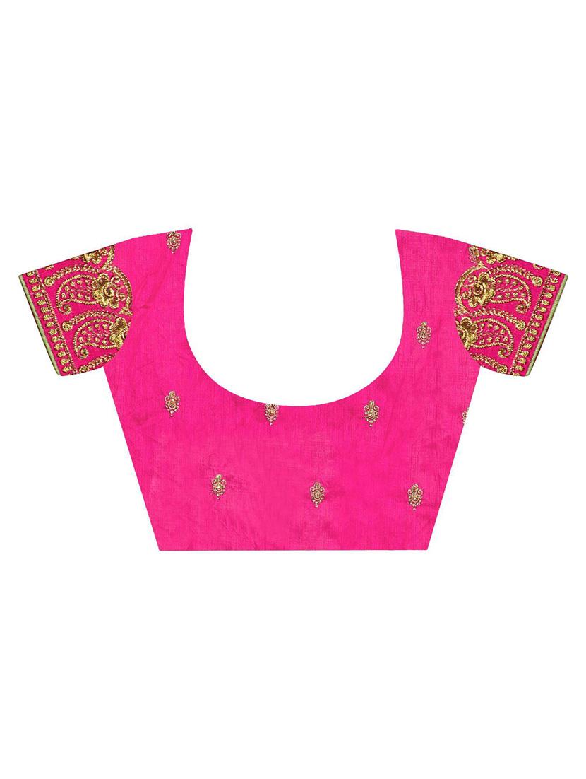 women's embroidered saree with blouse - 20306111 - Standard Image - 2