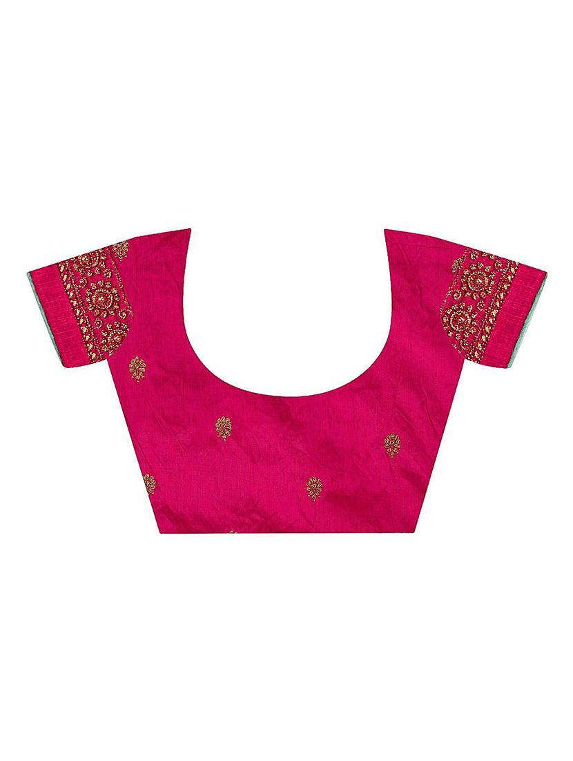 women's embroidered saree with blouse - 20306340 - Standard Image - 2
