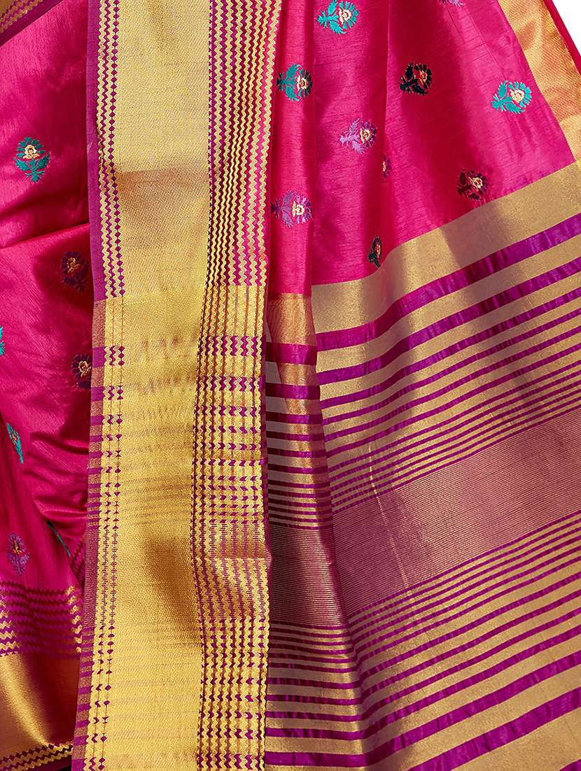 women's embroidered saree with blouse - 20306342 - Standard Image - 2