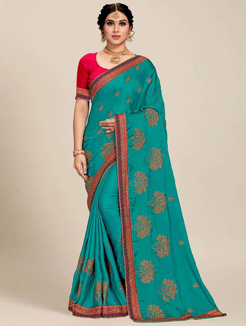 women's banarasi saree with blouse