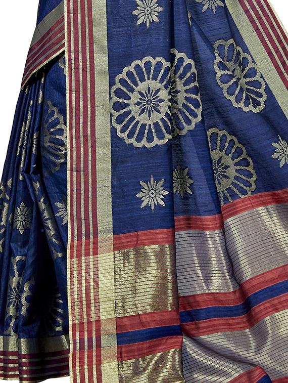 women's self design multi colored saree with blouse - 20306748 - Standard Image - 2