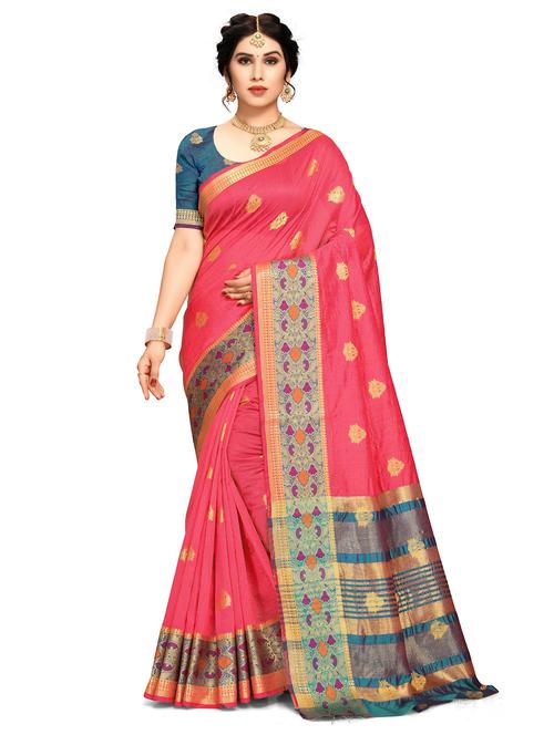women's banarasi saree with blouse - 20306795 -  Standard Image - 0
