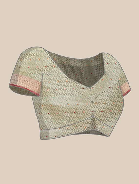 women's banarasi saree with blouse - 20306864 - Standard Image - 2