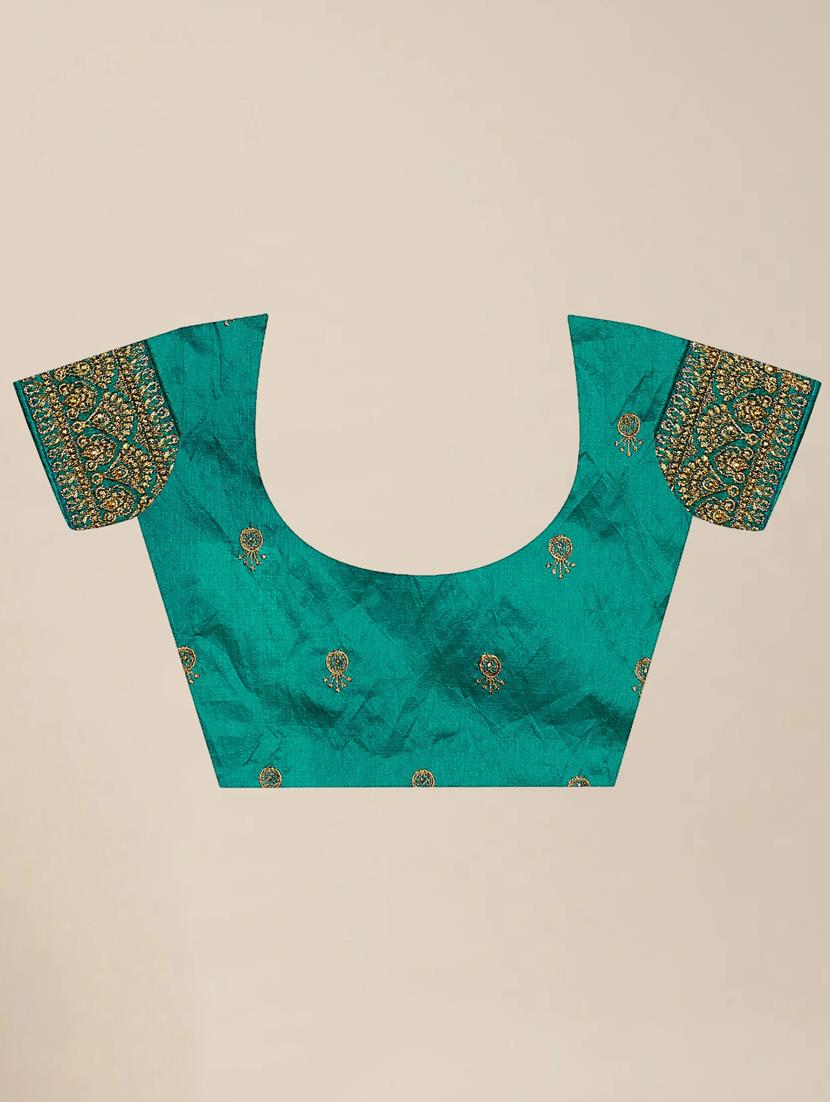 women's embroidered saree with blouse - 20306998 - Standard Image - 2