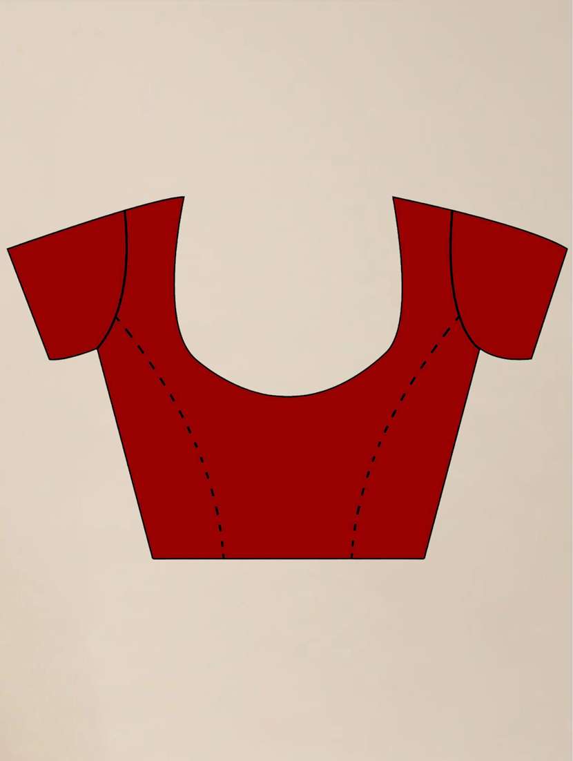 women's self design maroon colored saree with blouse - 20307005 - Standard Image - 2