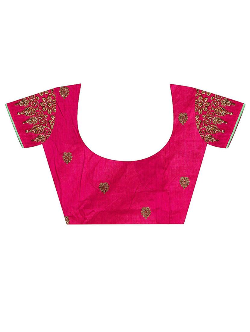 women's embroidered saree with blouse - 20307105 - Standard Image - 2
