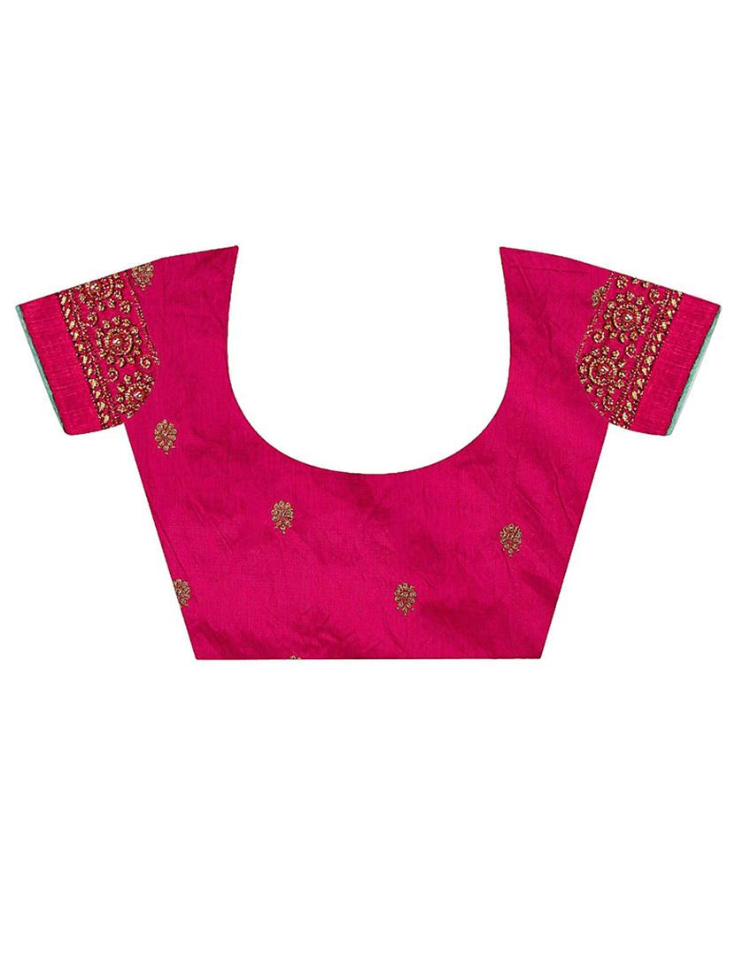 women's embroidered saree with blouse - 20307107 - Standard Image - 2