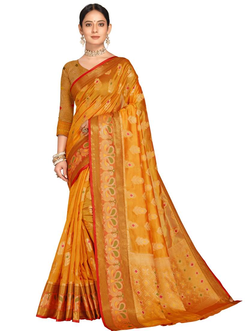 women's banarasi saree with blouse