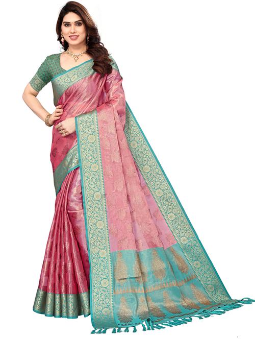 women's self design multi colored saree with blouse - 20307167 - Standard Image - 0
