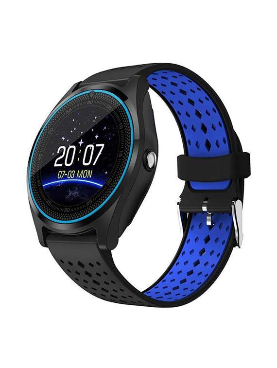 bingo bluetooth smartwatch compatible with all mobile phones(blue)