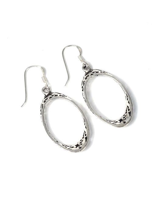 women silver hoop earrings - 20309124 -  Standard Image - 0