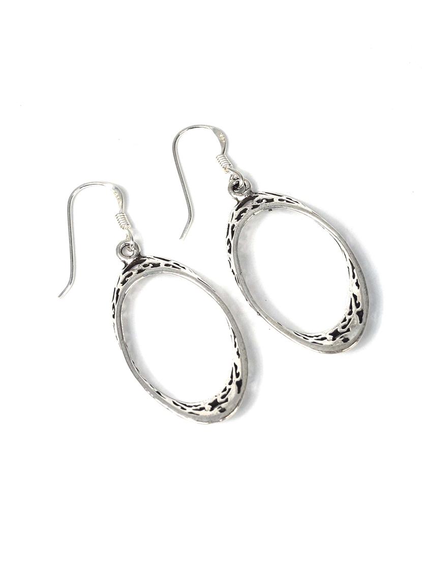 women silver hoop earrings - 20309124 -  Zoom Image - 0