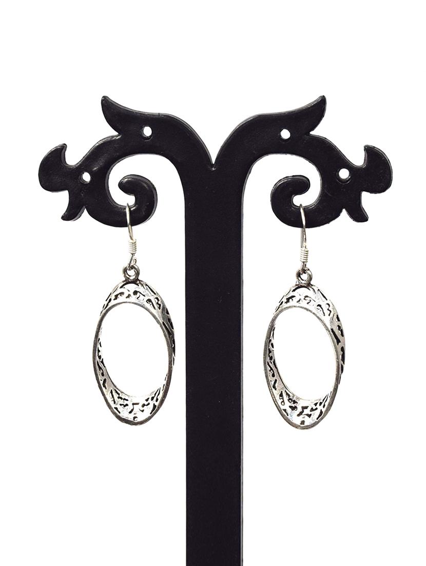 women silver hoop earrings - 20309124 - Standard Image - 2