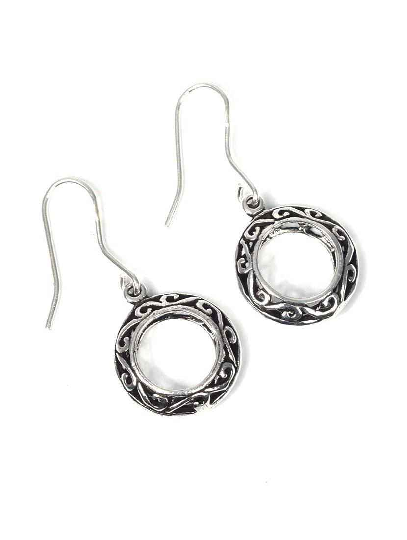 women silver hoop earrings - 20309127 -  Zoom Image - 0