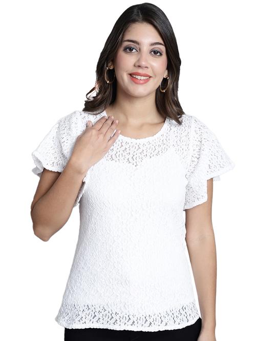 women's straight round neck top - 20309370 -  Standard Image - 0