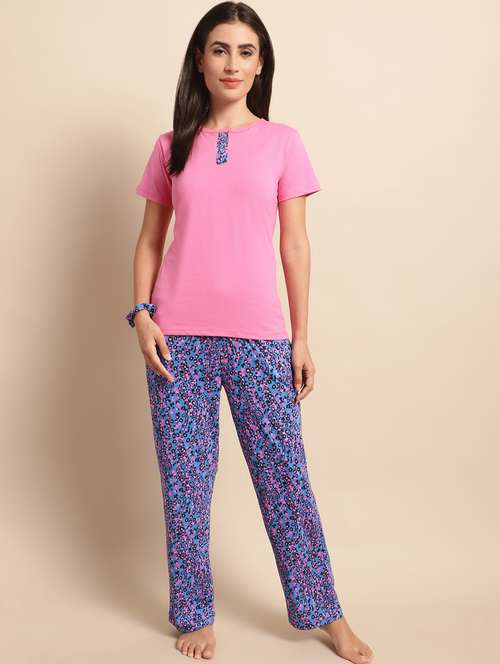 floral print pyjama nightwear set - 20309395 - Standard Image - 0