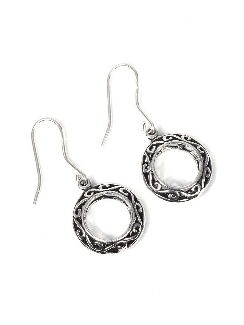 women silver hoop earrings - 20309536 - Zoom Image - 0
