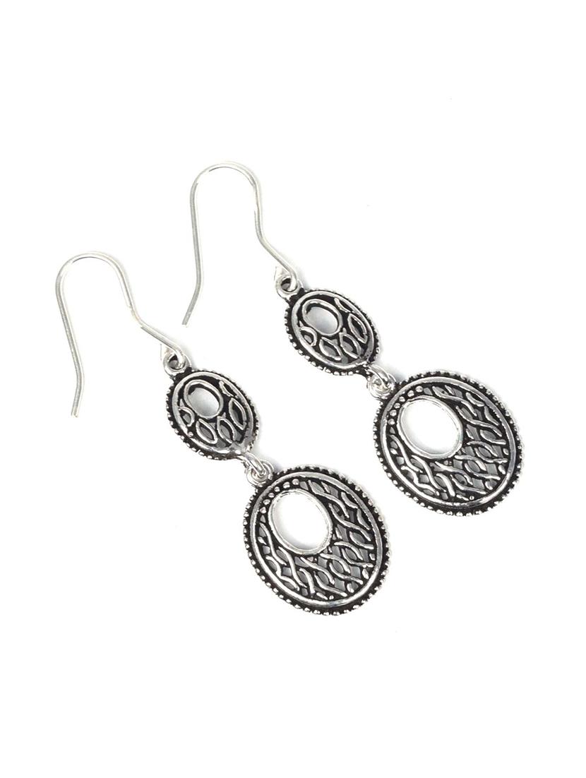 women silver drop earrings - 20309537 - Zoom Image - 0