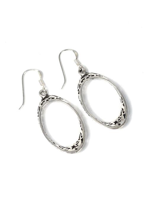 women silver hoop earrings - 20309539 -  Standard Image - 0