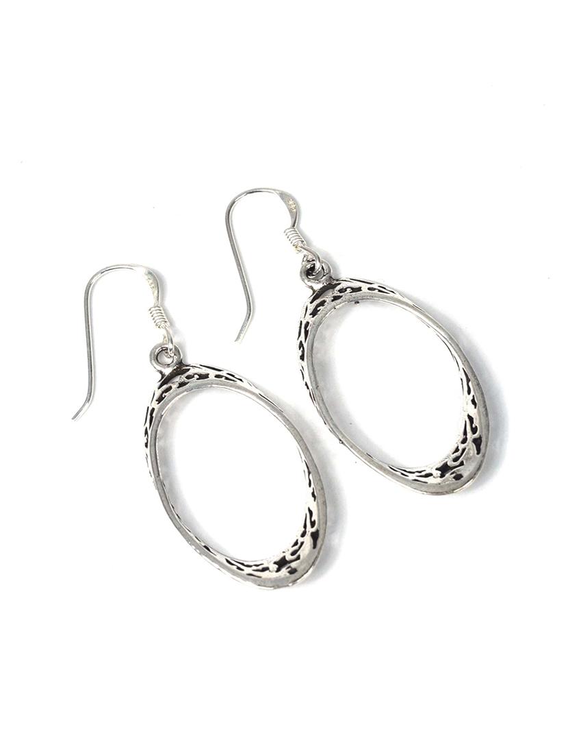 women silver hoop earrings - 20309539 -  Zoom Image - 0