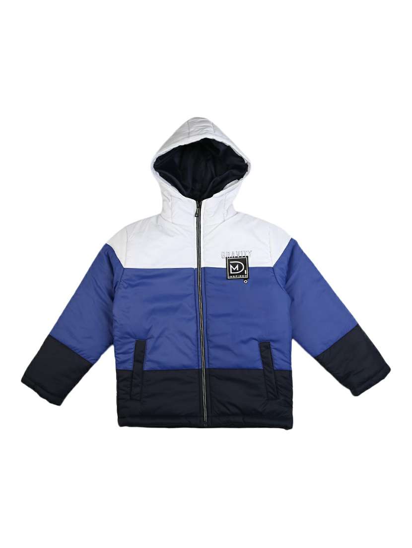 boys long sleeved color block jackets