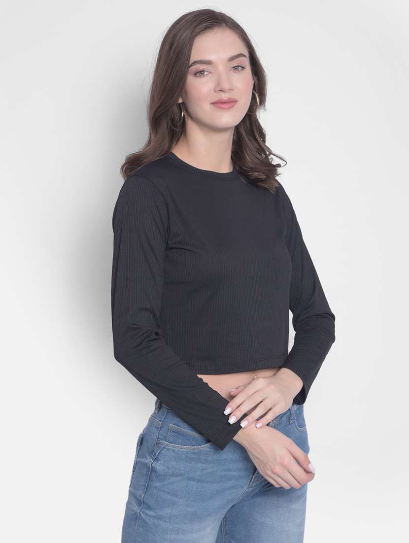 women's plain round neck t-shirt - 20311100 -  Standard Image - 2