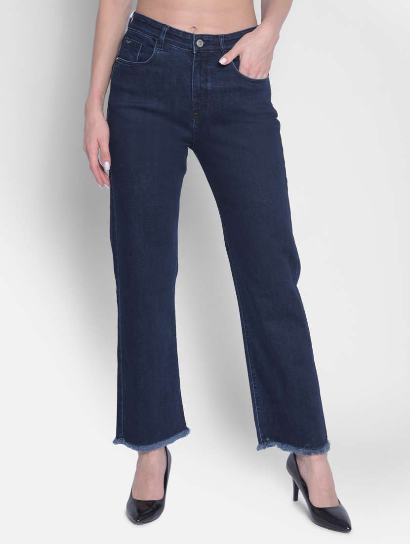 women's plain bootcut jeans
