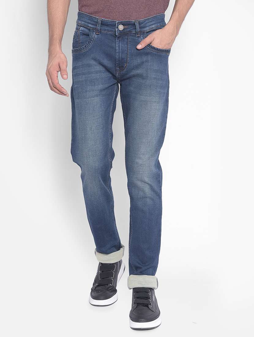 mens slim fit plain jeans
