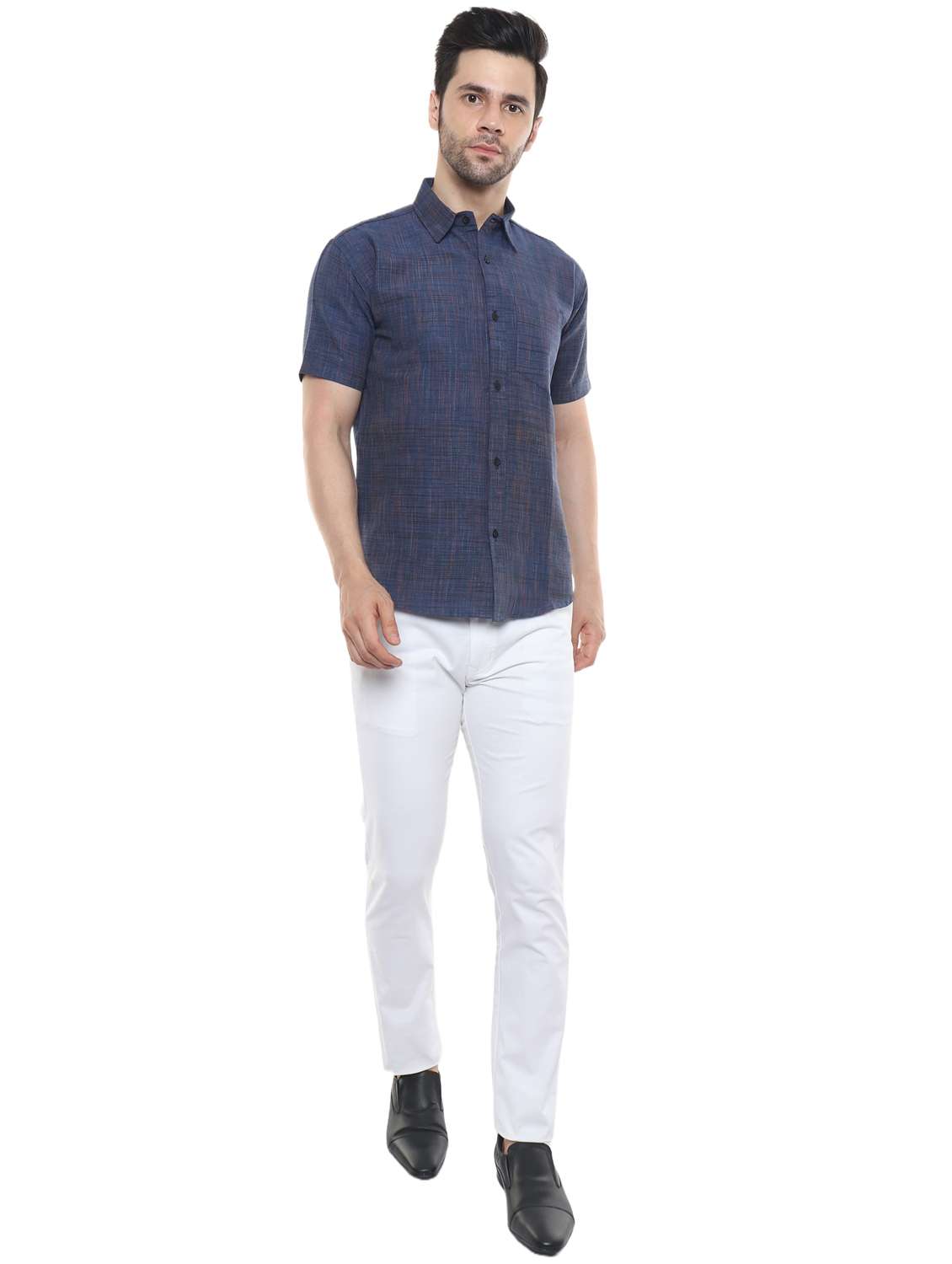 mens solids formal shirt - 20311303 -  Standard Image - 2