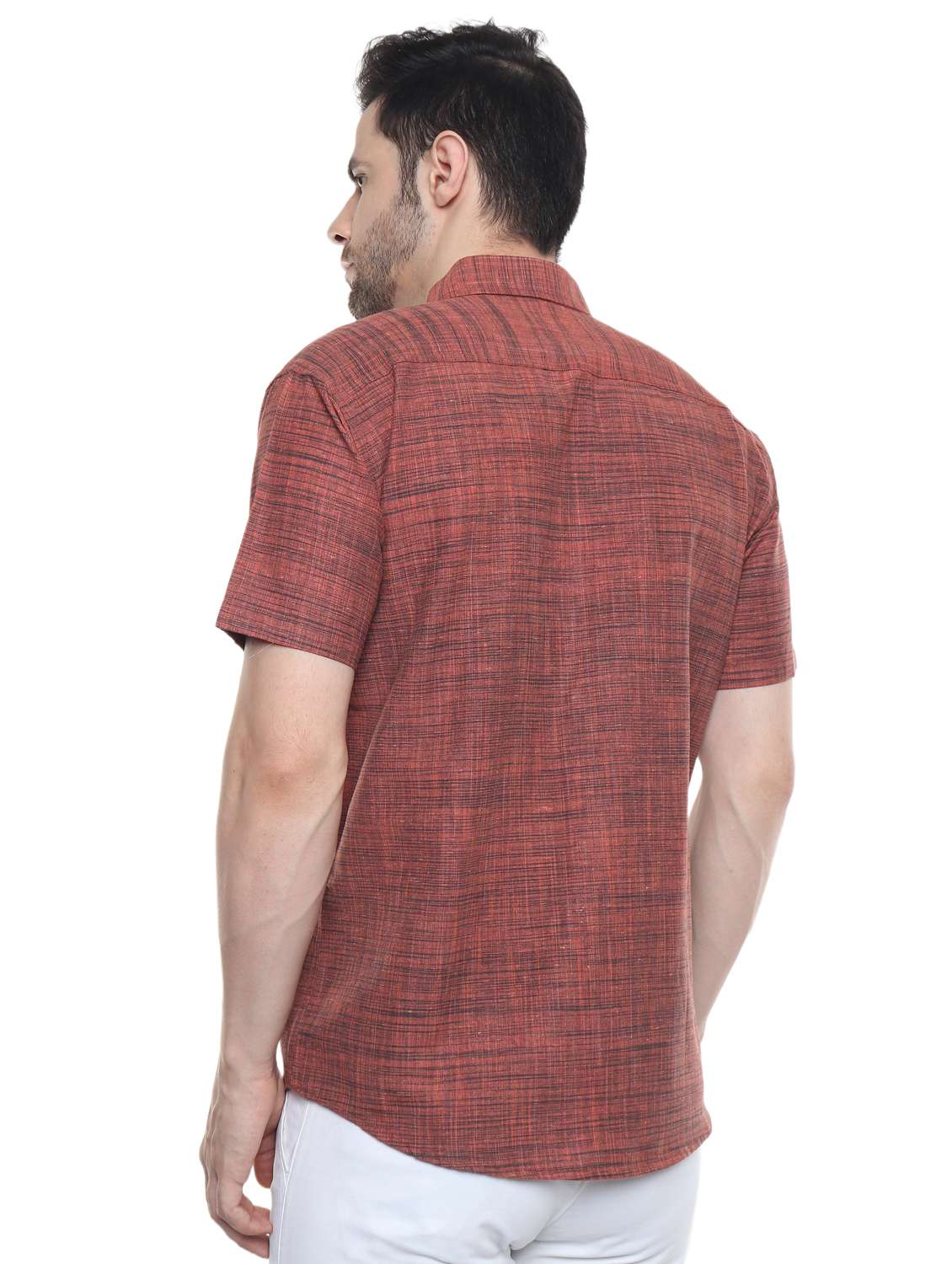 mens melange formal shirt - 20311304 -  Standard Image - 2