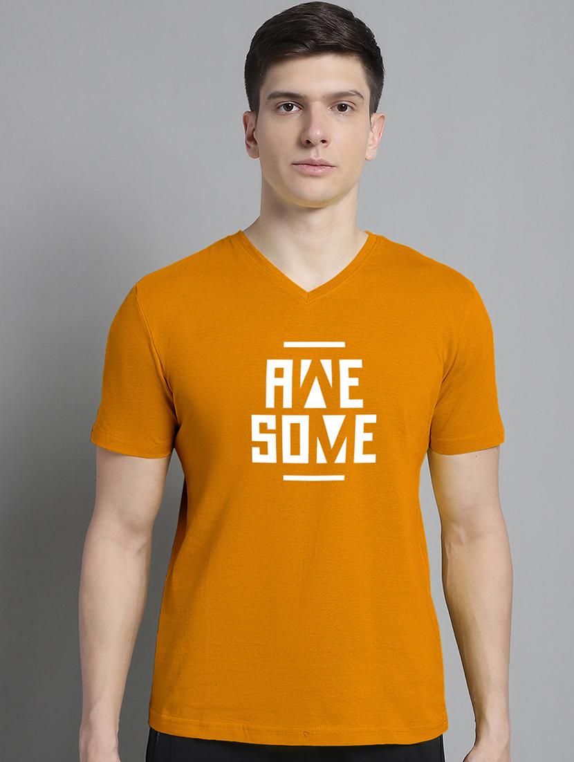 men chest print short sleeve t-shirt - 20312161 - Zoom Image - 0