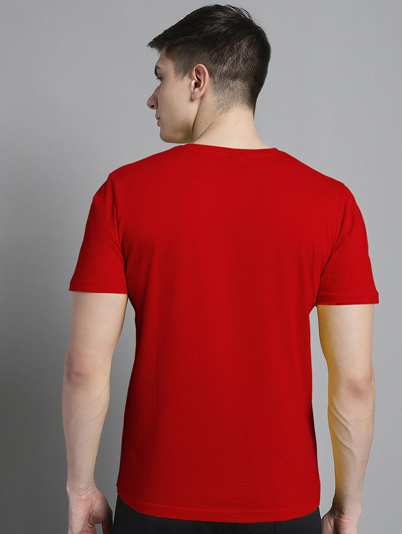 men front print short sleeve t-shirt - 20312199 - Standard Image - 2