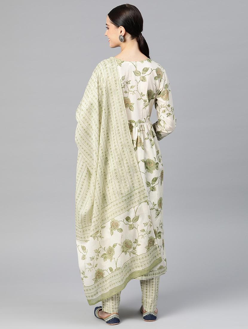 women kurta pant set with dupatta - 20315941 - Standard Image - 2