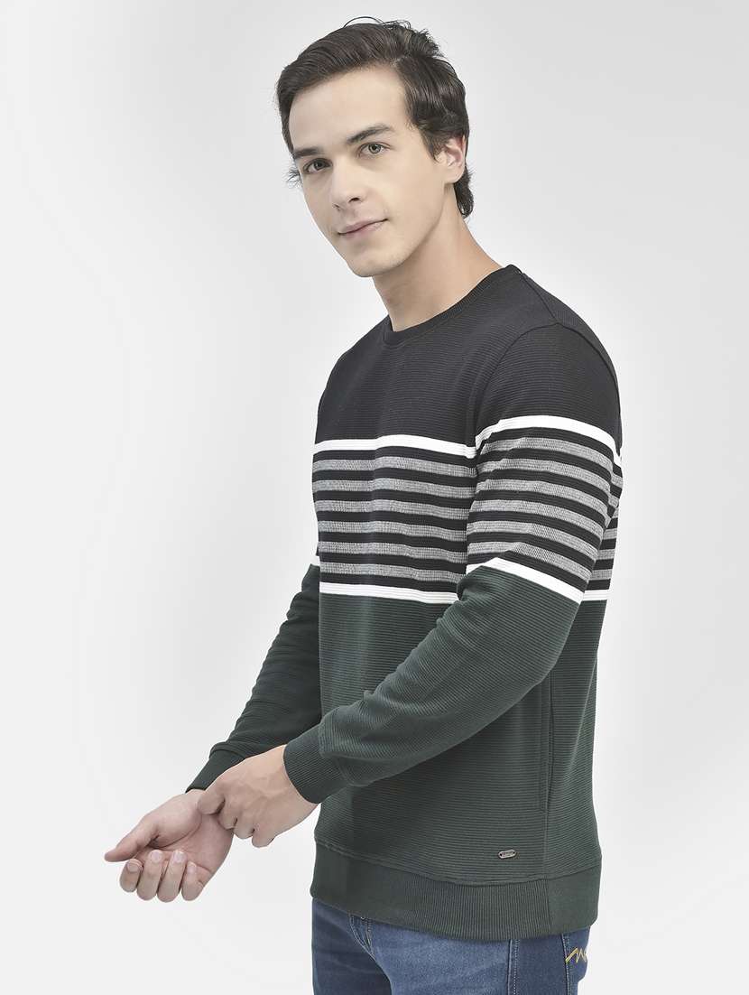 mens striped sweatshirt - 20316175 -  Standard Image - 2