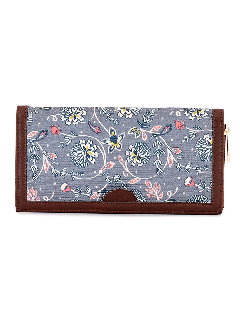 grey canvas wallet - 20322634 - Zoom Image - 0